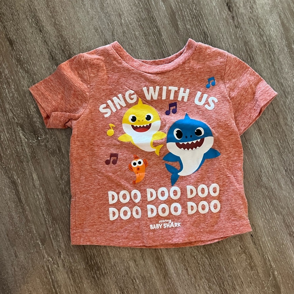 Jumping Beans Red Short Sleeve Tee with Playful Design
